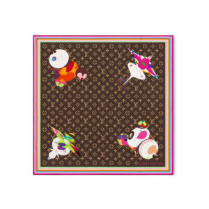 LV x TM  Silk Scarf