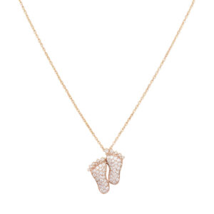 Footstep Pendant  With Chain