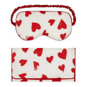 Audrey Amore Red Heart Eye Mask